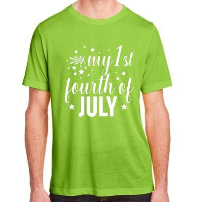 My First Fourth Of July Celebration Adult ChromaSoft Performance T-Shirt