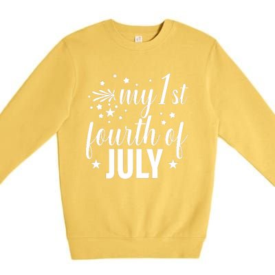 My First Fourth Of July Celebration Premium Crewneck Sweatshirt