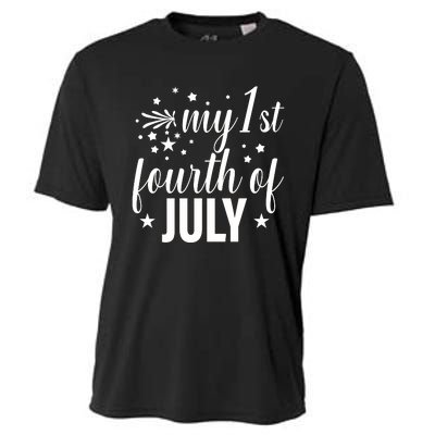 My First Fourth Of July Celebration Cooling Performance Crew T-Shirt