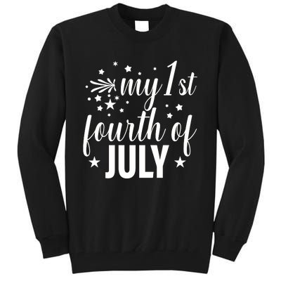 My First Fourth Of July Celebration Tall Sweatshirt