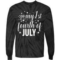 My First Fourth Of July Celebration Tie-Dye Long Sleeve Shirt