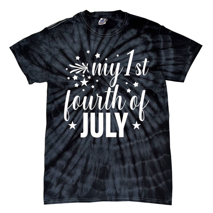 My First Fourth Of July Celebration Tie-Dye T-Shirt