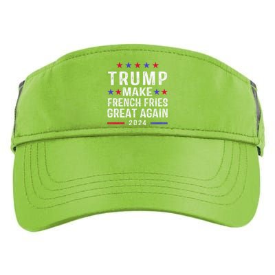 Make French Fries Great Again Trump 2024 Adult Drive Performance Visor