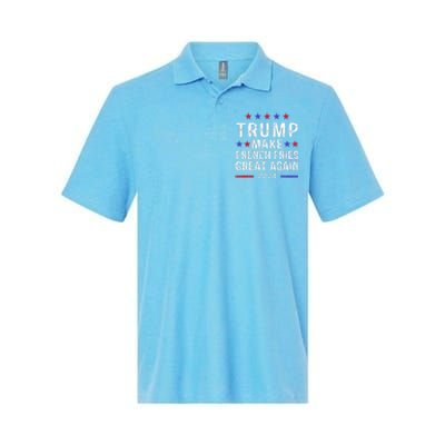 Make French Fries Great Again Trump 2024 Softstyle Adult Sport Polo