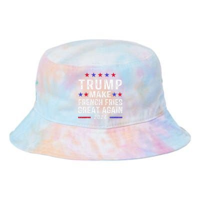 Make French Fries Great Again Trump 2024 Tie Dye Newport Bucket Hat