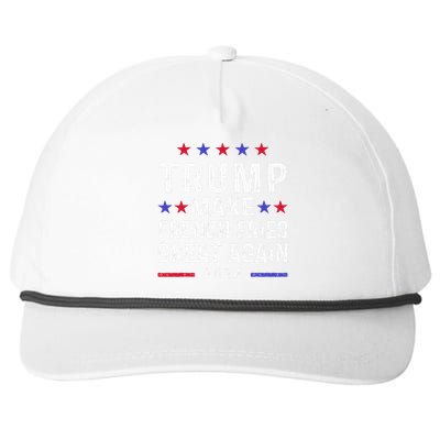 Make French Fries Great Again Trump 2024 Snapback Five-Panel Rope Hat