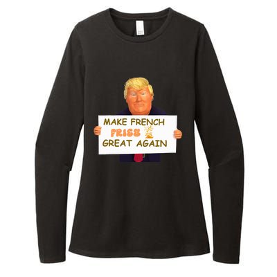 Make French Fries Great Again 2024trump Vance Womens CVC Long Sleeve Shirt