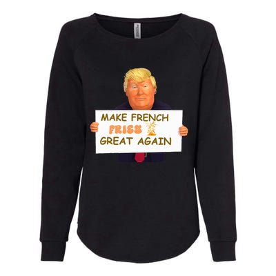 Make French Fries Great Again 2024trump Vance Womens California Wash Sweatshirt