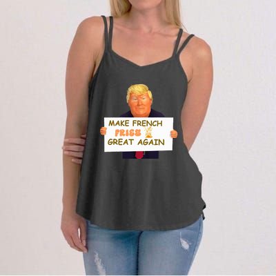 Make French Fries Great Again 2024trump Vance Women's Strappy Tank