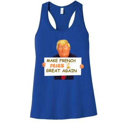 Make French Fries Great Again 2024trump Vance Women's Racerback Tank