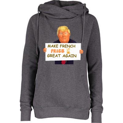 Make French Fries Great Again 2024trump Vance Womens Funnel Neck Pullover Hood