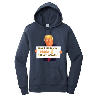 Make French Fries Great Again 2024trump Vance Women's Pullover Hoodie