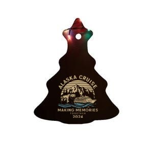 Matching Family Friends And Group Alaska Cruise 2024 Ceramic Tree Ornament