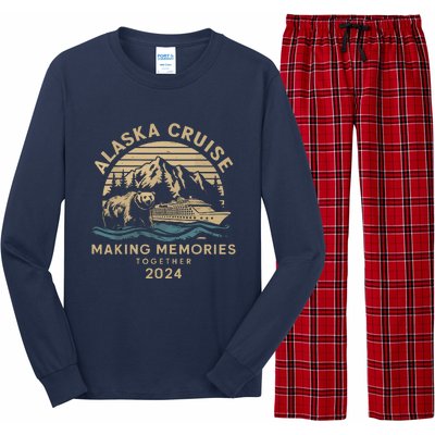 Matching Family Friends And Group Alaska Cruise 2024 Long Sleeve Pajama Set