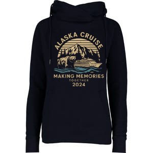 Matching Family Friends And Group Alaska Cruise 2024 Womens Funnel Neck Pullover Hood