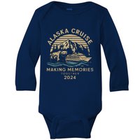 Matching Family Friends And Group Alaska Cruise 2024 Baby Long Sleeve Bodysuit