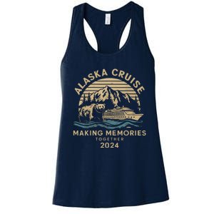 Matching Family Friends And Group Alaska Cruise 2024 Women's Racerback Tank