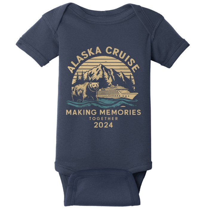 Matching Family Friends And Group Alaska Cruise 2024 Baby Bodysuit