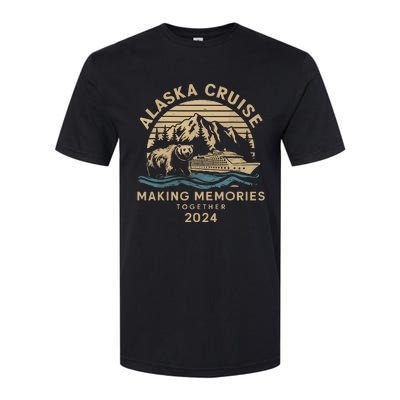 Matching Family Friends And Group Alaska Cruise 2024 Softstyle CVC T-Shirt