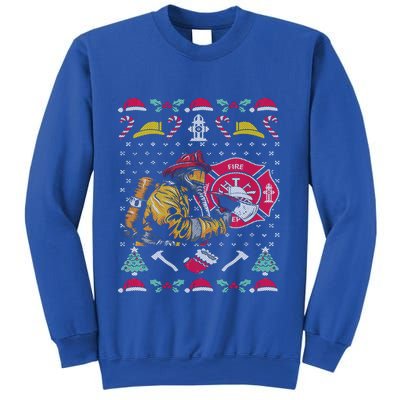 Merry Firefighter Fire Ugly Christmas Meaningful Gift Sweatshirt