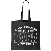 My First Fathers Day As A Papi EST 2025 Expecting New Dad Bag