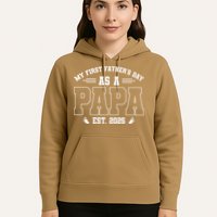 My First Fathers Day As A Papi EST 2025 Expecting New Dad Hoodie