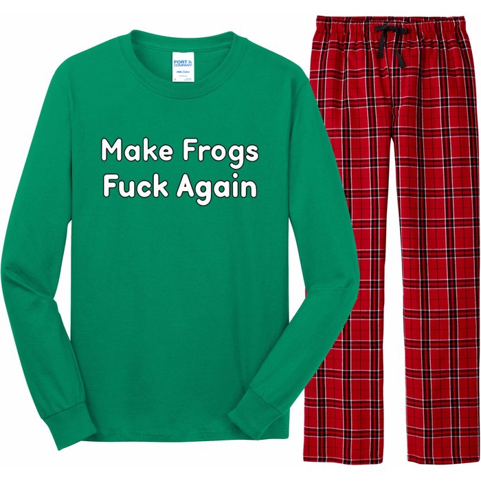 Make Frogs Fuck Again Long Sleeve Pajama Set