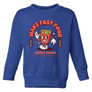 Make Fast Food Great Again MagadonaldS Trump Toddler Sweatshirt