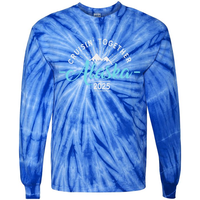 Matching Family Friends And Group Alaska Cruise 2025 Tie-Dye Long Sleeve Shirt