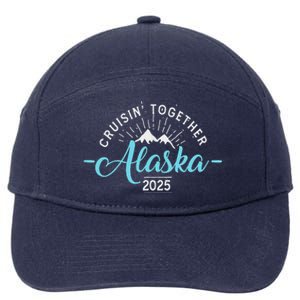 Matching Family Friends And Group Alaska Cruise 2025 7-Panel Snapback Hat