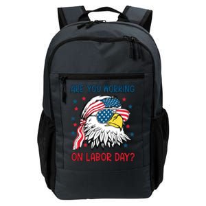 Merica Freedom Funny Eagle Mullet American Labor Day Cute Gift Daily Commute Backpack