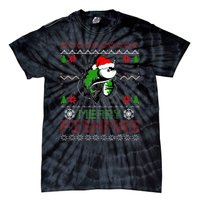 Merry Fishmas Fishing Christmas Ugly Pajama Fisher Tie-Dye T-Shirt