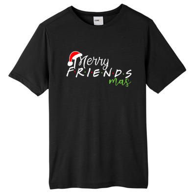 Merry Friendsmas Friends Christmas Matching Xmas  Tall Fusion ChromaSoft Performance T-Shirt