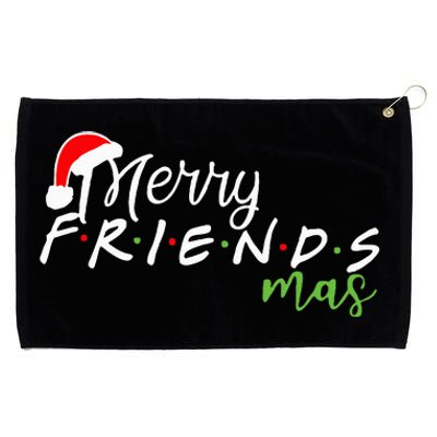 Merry Friendsmas Friends Christmas Matching Xmas  Grommeted Golf Towel