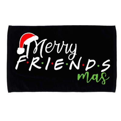 Merry Friendsmas Friends Christmas Matching Xmas  Microfiber Hand Towel