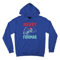 Merry Fishmas Funny Christmas For Family Fish Fisher Gift Hoodie