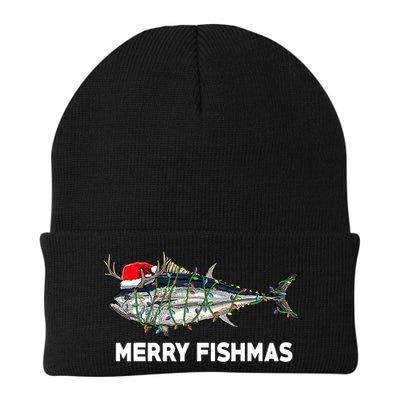 Merry Fishmas Funny Fish Fishing Fisherman Christmas Xmas Beanie