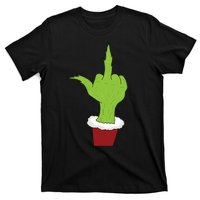 Middle Finger Funny Holiday T-Shirt