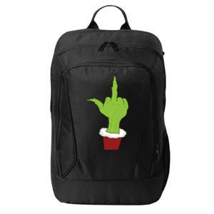 Middle Finger Funny Holiday City Backpack