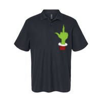 Middle Finger Funny Holiday Softstyle Adult Sport Polo