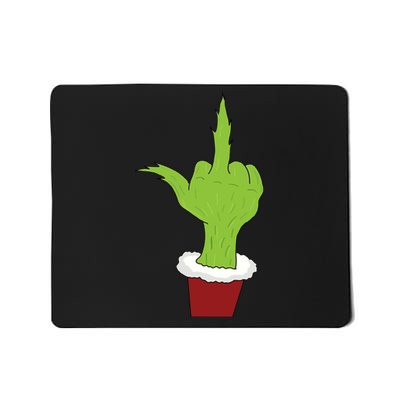 Middle Finger Funny Holiday Mousepad