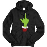 Middle Finger Funny Holiday Tie Dye Hoodie