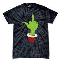 Middle Finger Funny Holiday Tie-Dye T-Shirt