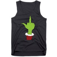 Middle Finger Funny Holiday Tank Top