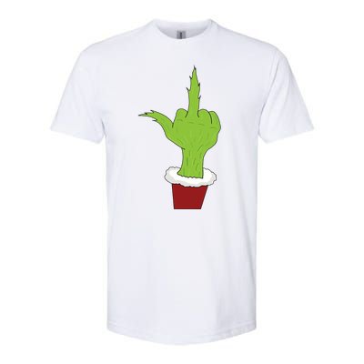 Middle Finger Funny Holiday Softstyle® CVC T-Shirt