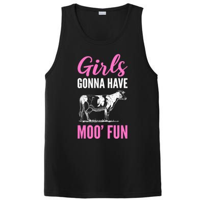 Moo Fun Farmhands Cool Gift PosiCharge Competitor Tank