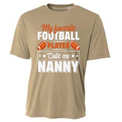 My Favorite Football Player Calls Me Nanny Cute Cooling Performance Crew T-Shirt