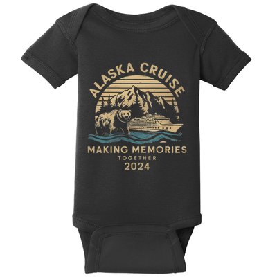Matching Family Friends And Group Alaska Cruise 2024 Baby Bodysuit