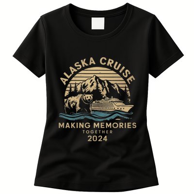 Matching Family Friends And Group Alaska Cruise 2024 Womens T-Shirt