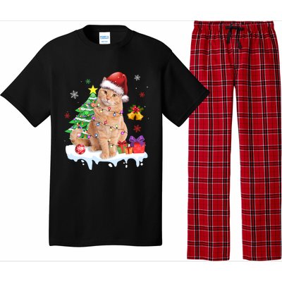 Meowy Feline Festivities Merry Catmas Christmas Cat Cute Gift Pajama Set